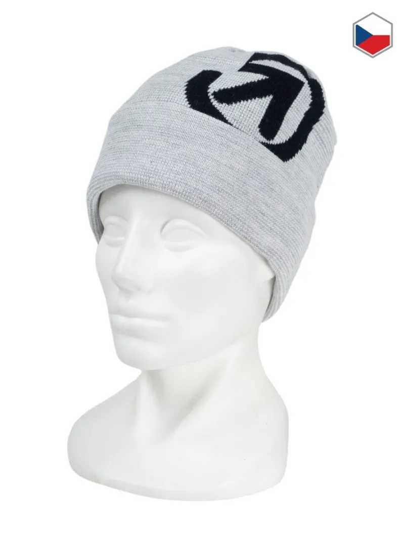 Beanie Meatfly Cinch hellgrau