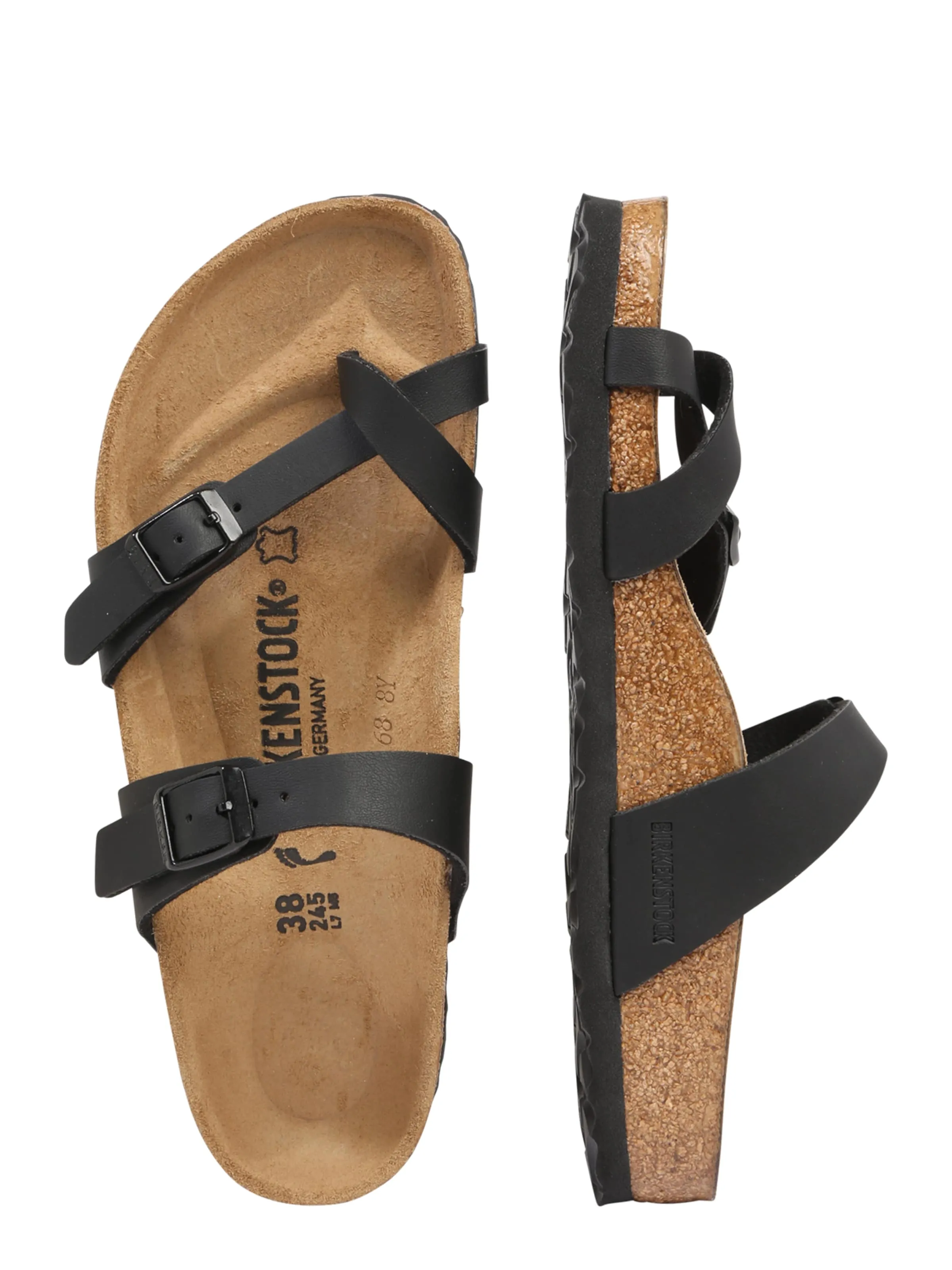 BIRKENSTOCK Pantolette 'Mayari' in Schwarz