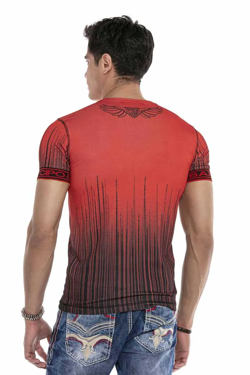 CT630 Herren T-Shirt mit modischer Musterung