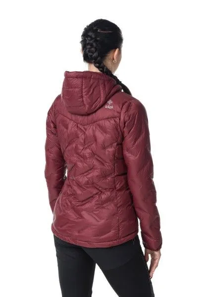 Damen Daunenjacke Kilpi ALBERTA-W dunkelrot