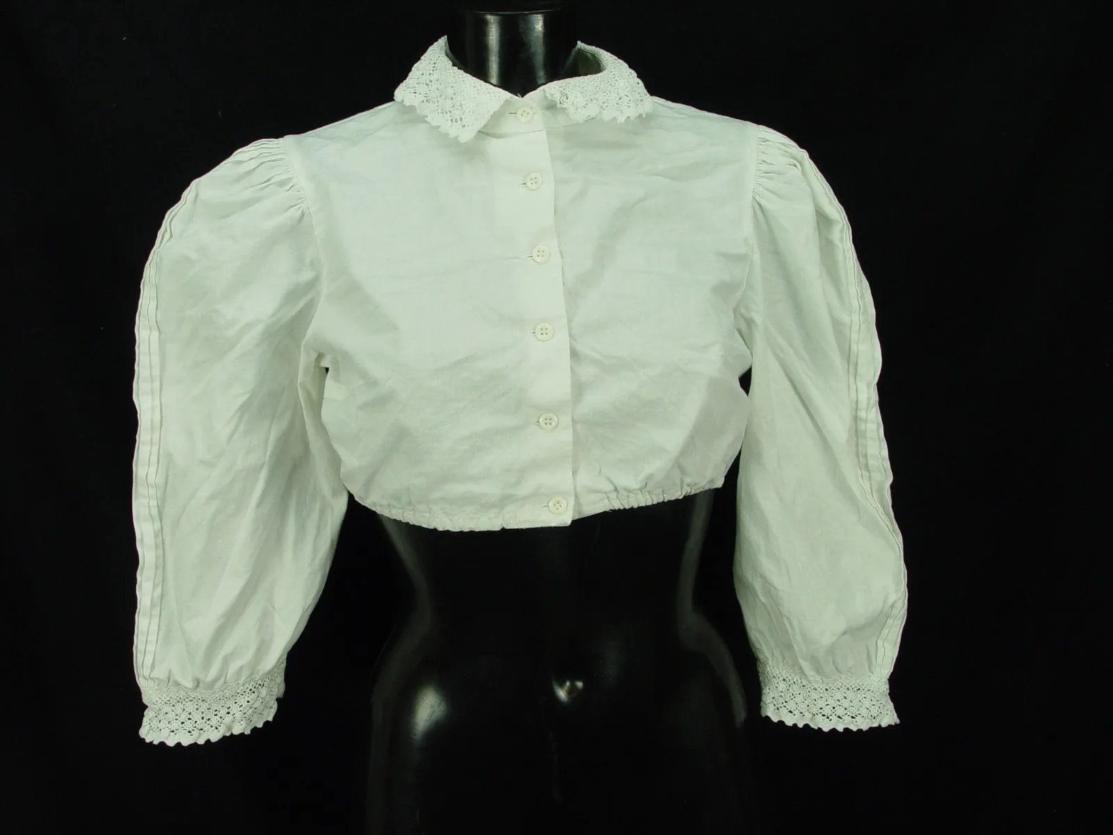 Gr.40 Dirndlbluse ORIGINAL ALPHORN TRACHTEN Bluse für Dirndl Trachtenbluse B2978