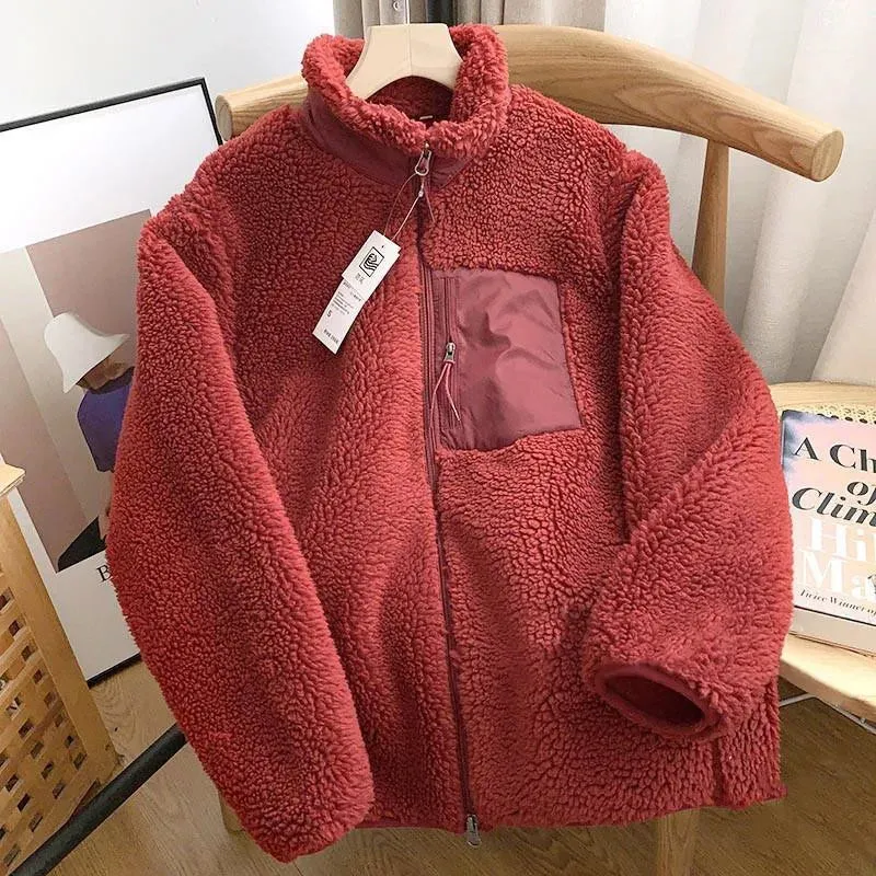 Heidi-Mode | Damen Winterjacke mit Teddy-Effekt