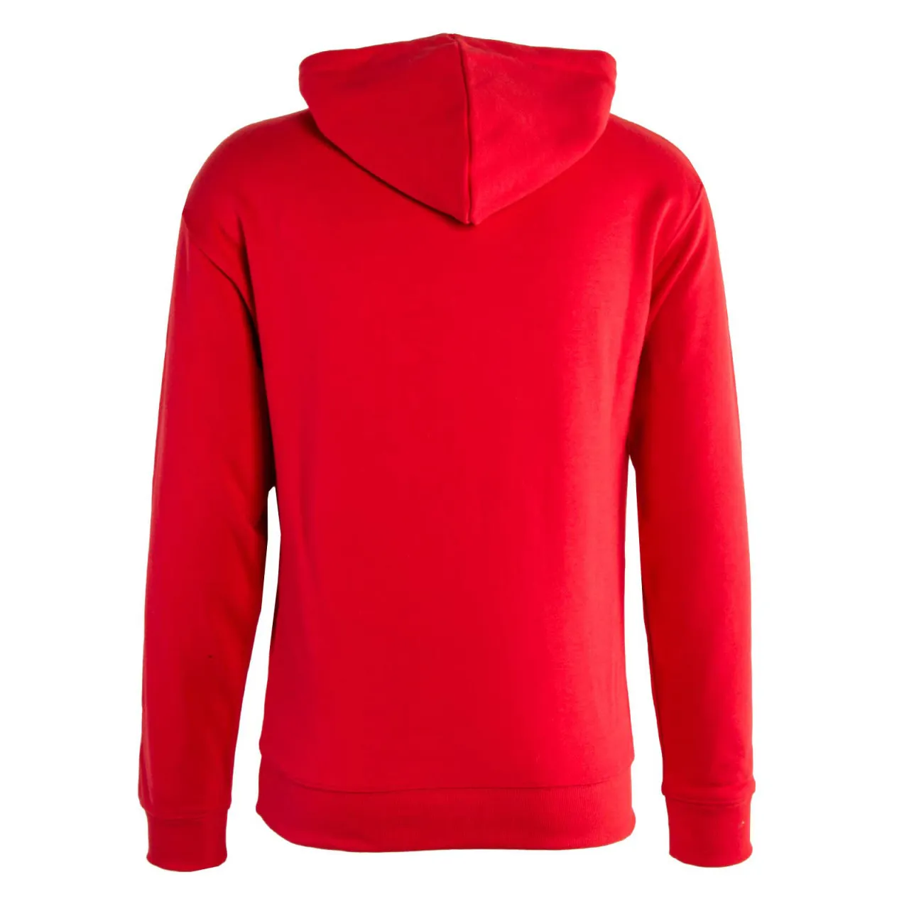 Herren Hoodie - Performance Cotton - Red / White