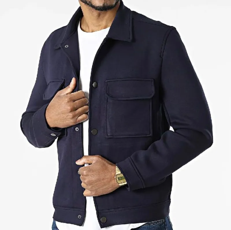 Jacke mit Hemdkragen