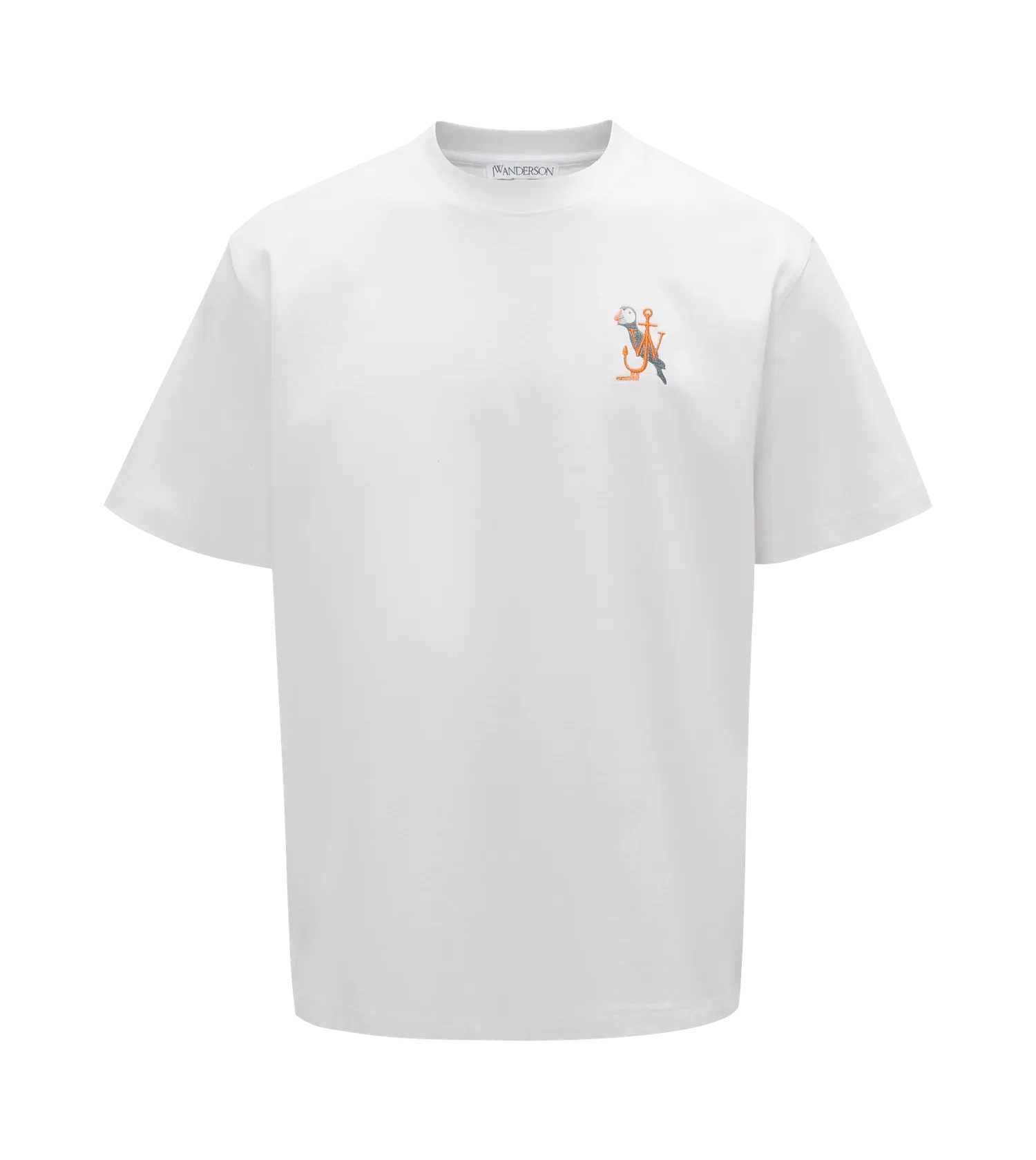   J.W.Anderson  T-Shirt mit Papageitaucher-Stickerei white white  Hemden 
