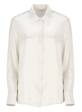   Peserico  Silk Shirt White  Hemden 