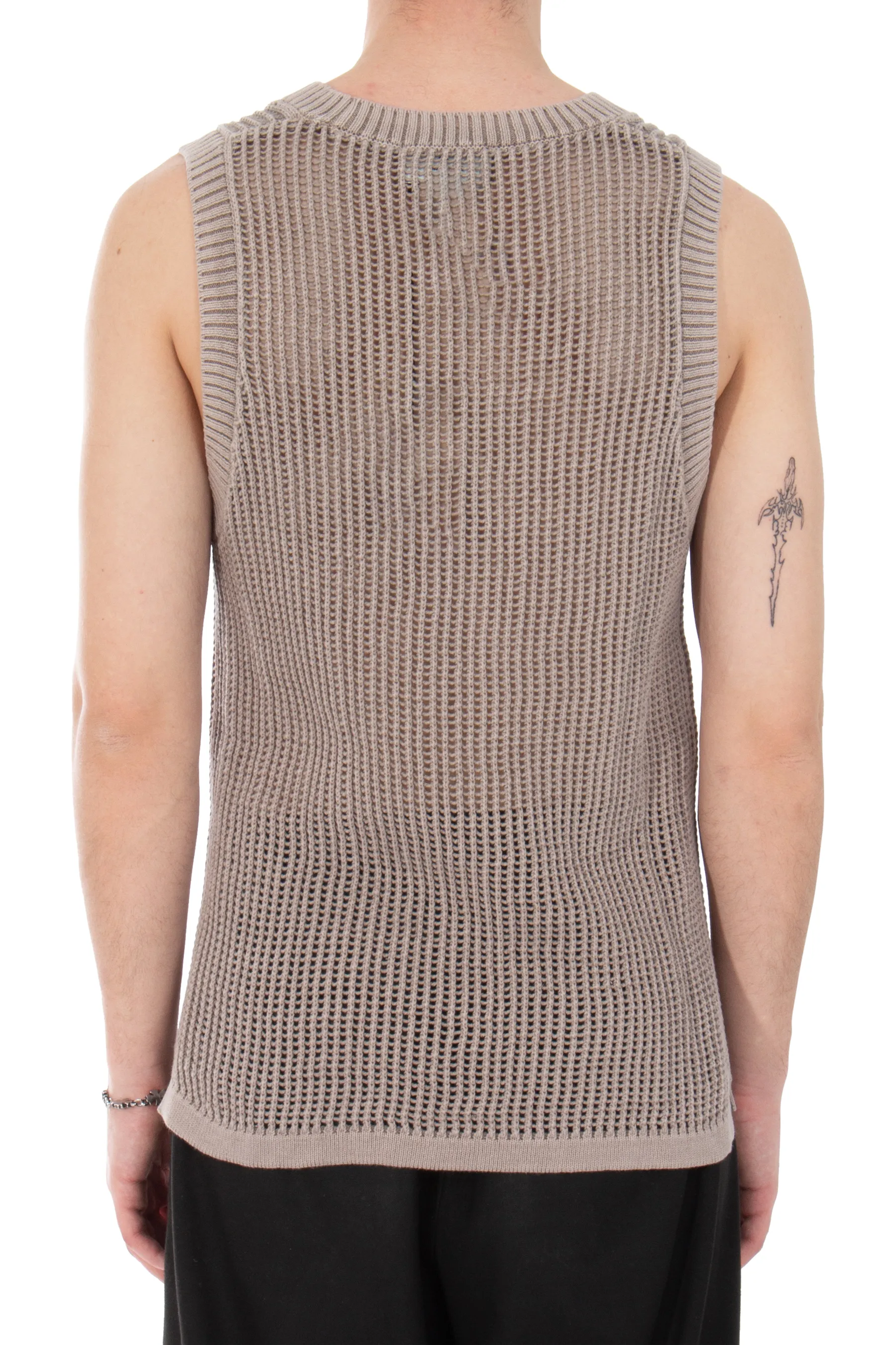 REPRESENT Cotton Washed Knit Vest  