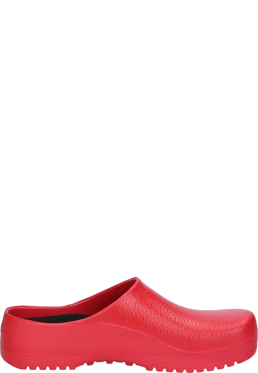 Rote Super-Birki Clogs von Birkenstock 