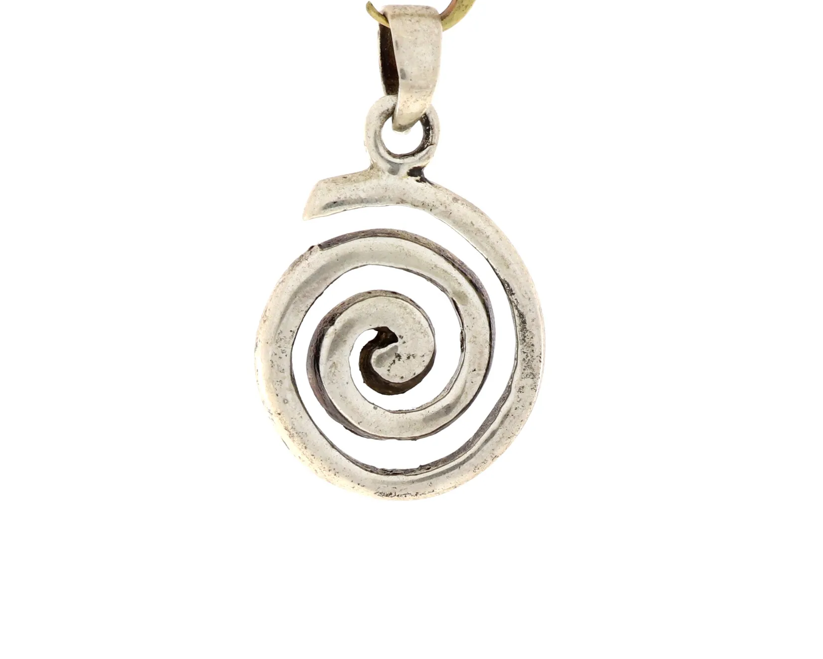 Spirale Anhänger für Kette Echt Silber 33 mm x 20 mm VII-69