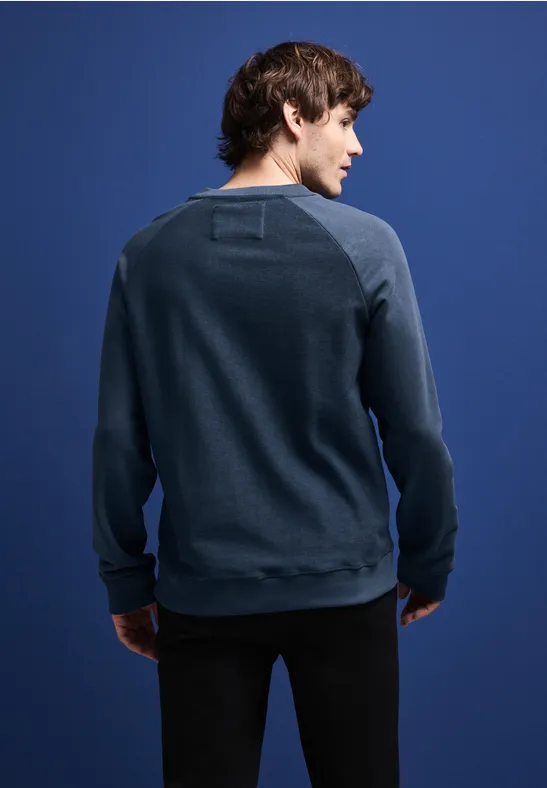 Street One MEN Sweatshirt mit Strukturmix 