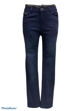 Stretch jeans with with small patterns