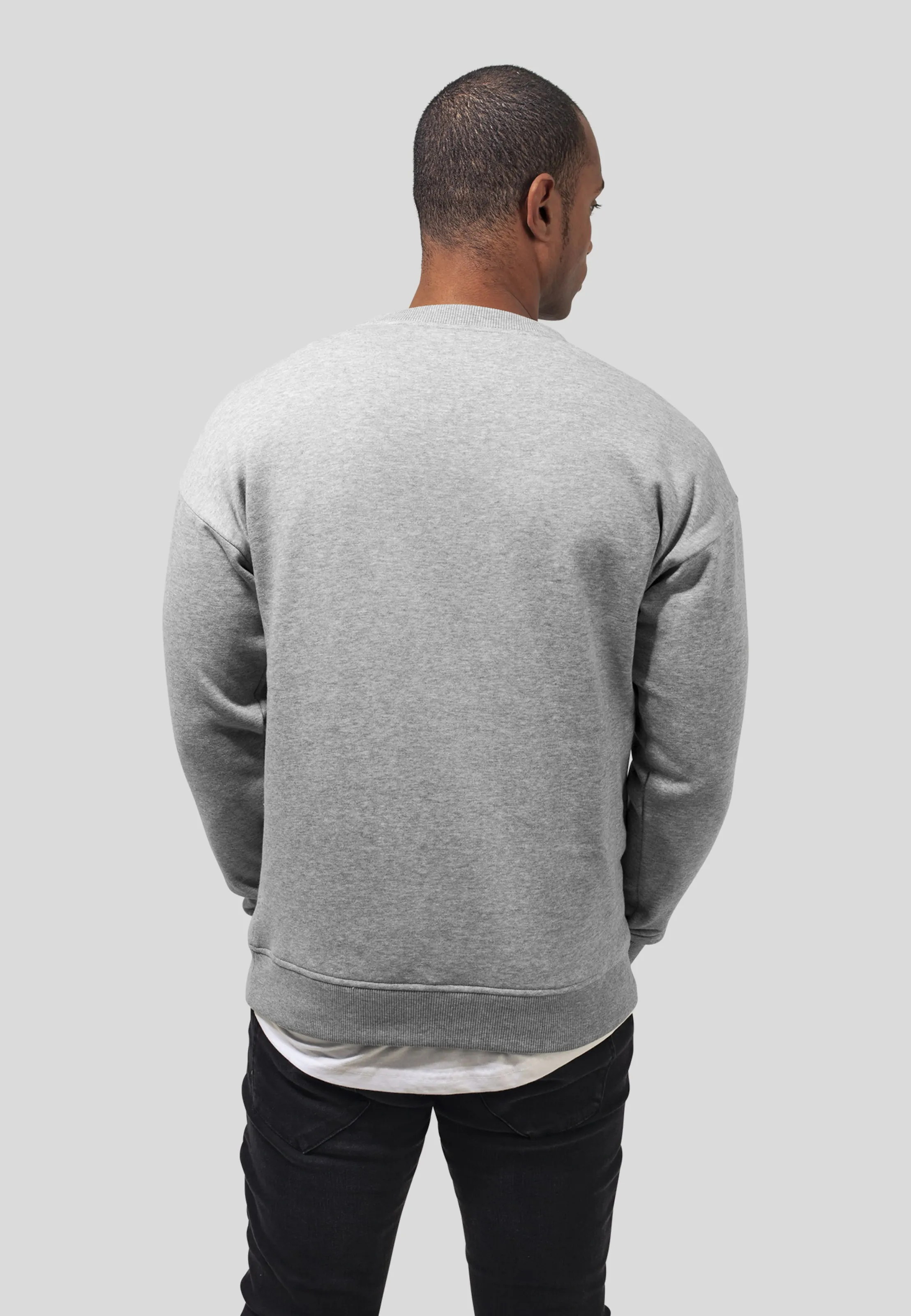Urban Classics Sweatshirt in Graumeliert