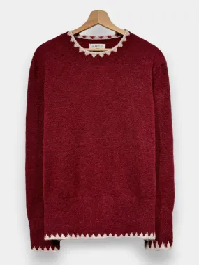 WOLLPULLOVER RUNDHALS LANGE ÄRMEL VISKOSE LAFEE NEU